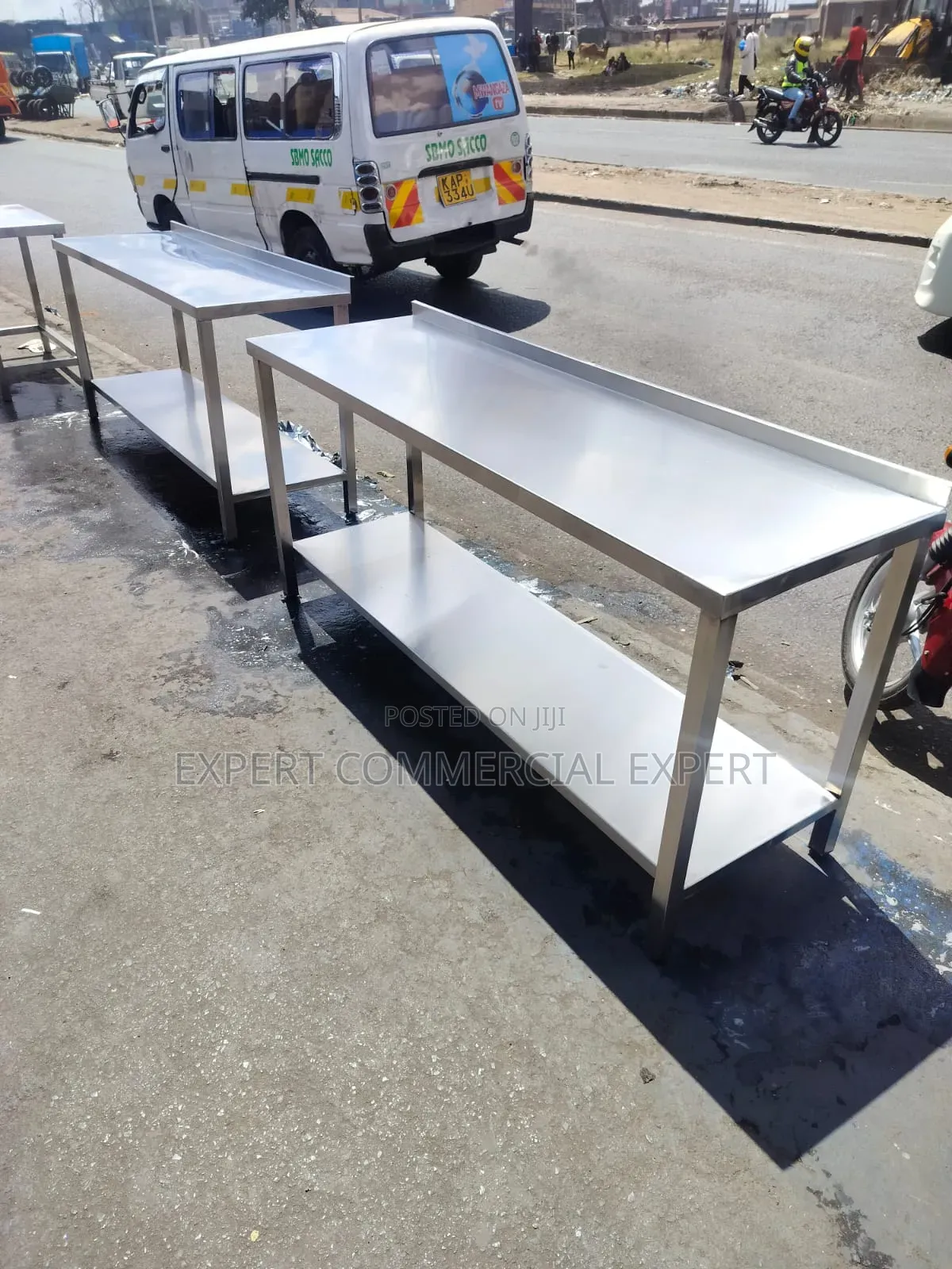 Six Feet Stainless Steel Working Table