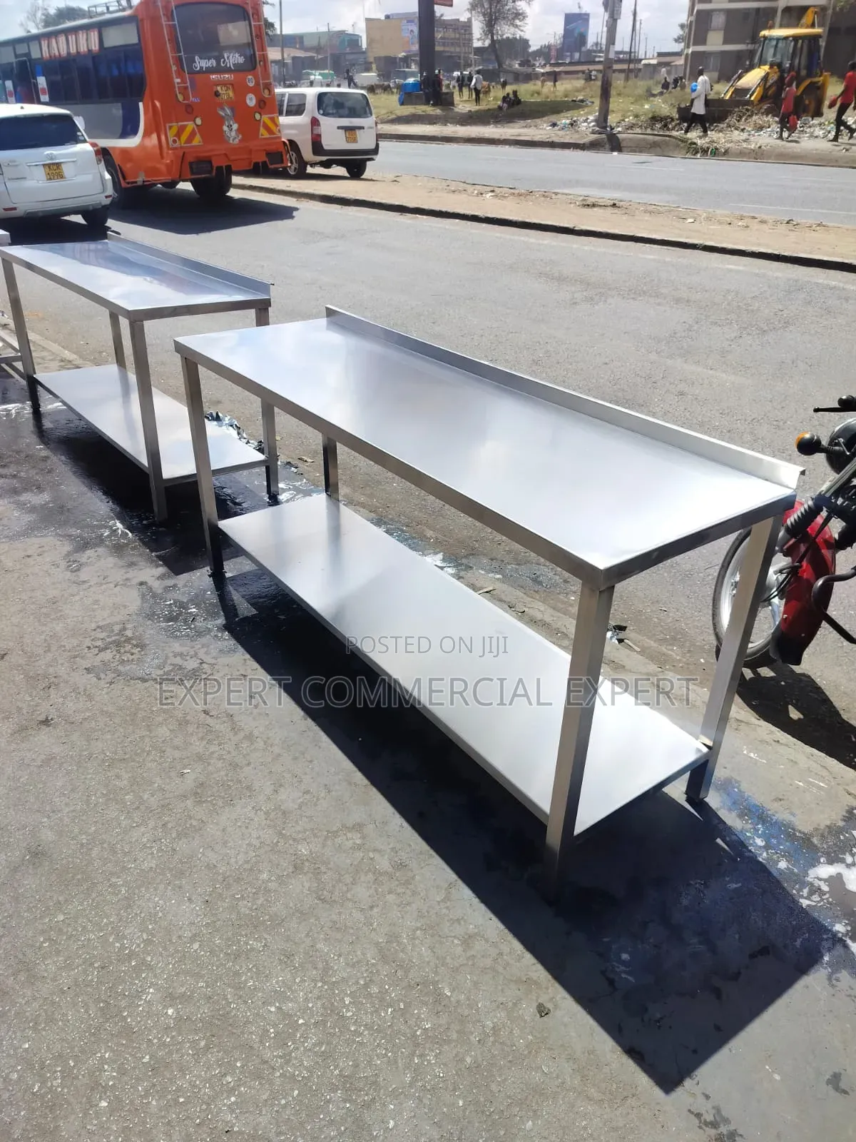 Six Feet Stainless Steel Working Table
