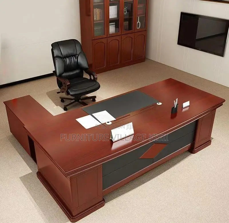 Office Desk; 1.8 M L Shape Directors Office Desk