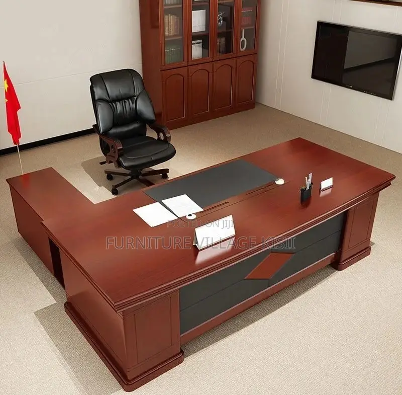 Office Desk; 1.8 M L Shape Directors Office Desk