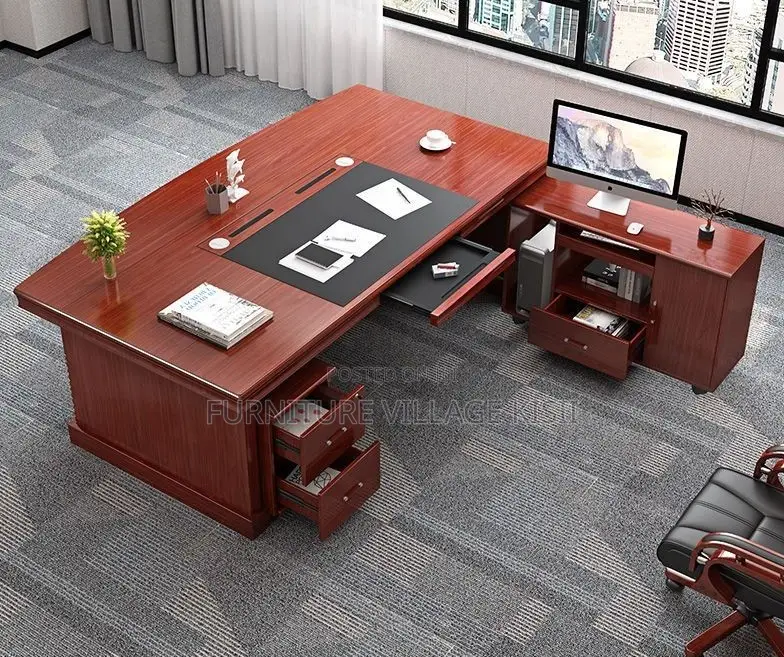 Office Desk; 1.8 M L Shape Directors Office Desk