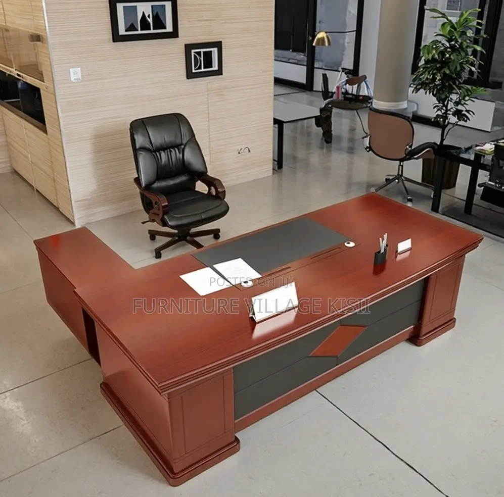 Office Desk; 1.8 M L Shape Directors Office Desk