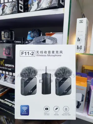 F11-2 Professional Lavalier Microphone With Dual Transmitters