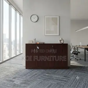 Office Cabinet; Wooden Executive Credenza Files Cabinet