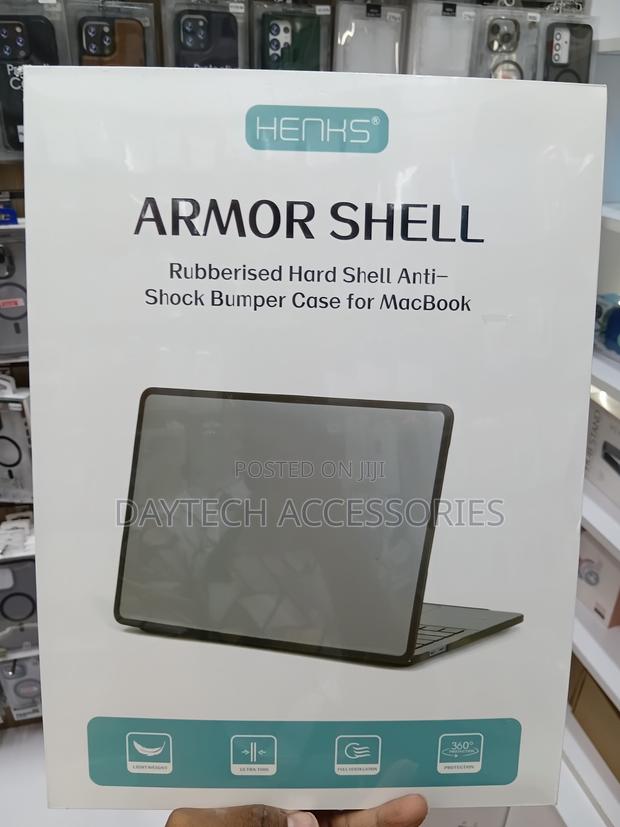 Henks Brand Armor Hard Shell Anti-Shock Bumper Case for MacBook. - thumbnail 2