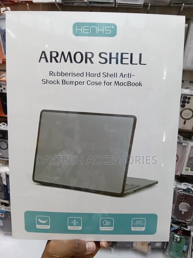 Henks Brand Armor Hard Shell Anti-Shock Bumper Case for MacBook. - thumbnail 4