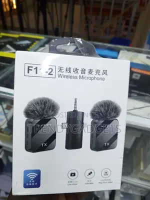 F11-2 Dual Wireless Microphone Kit Type-C, Lightning (iOS), 3.5mm AUX