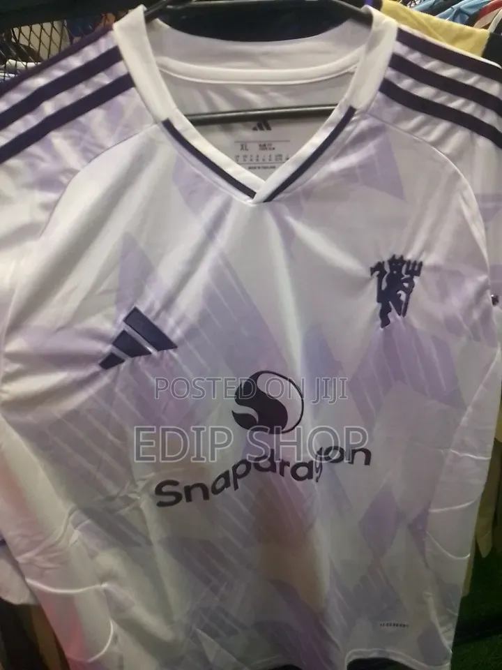 White Manchester Snapdragon United Jersey