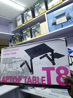 T8 Multifunctional Laptop Table With USB Cooling Fans