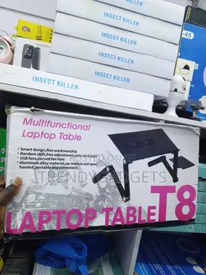 T8 Adjustable Laptop Desk for Bed Sofa Office