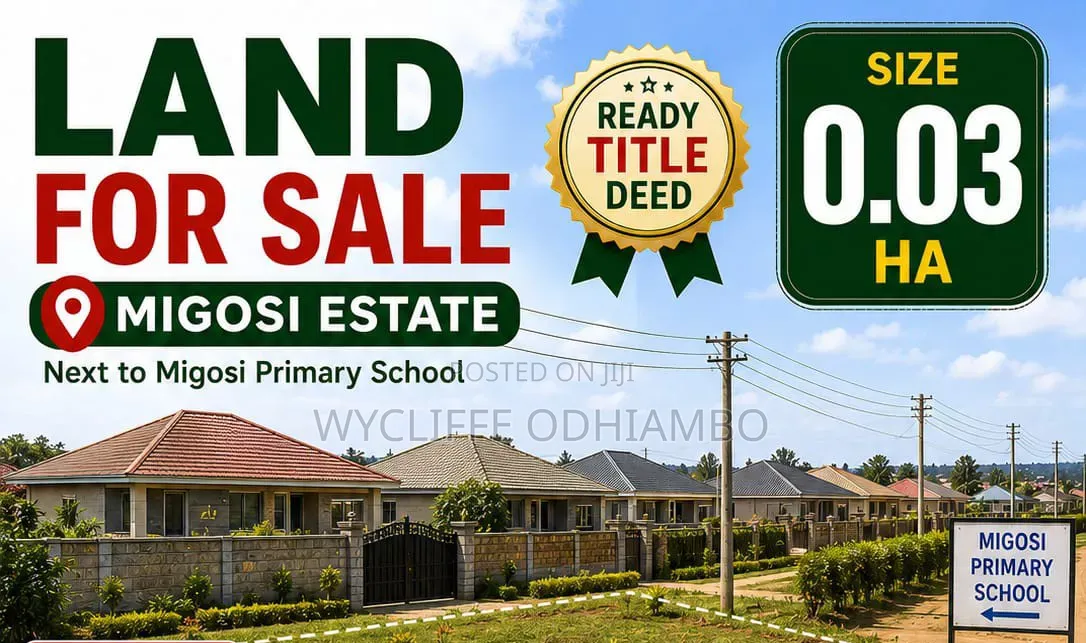 0.03Ha, Land for Sale at Migosi Estate Kisumu
