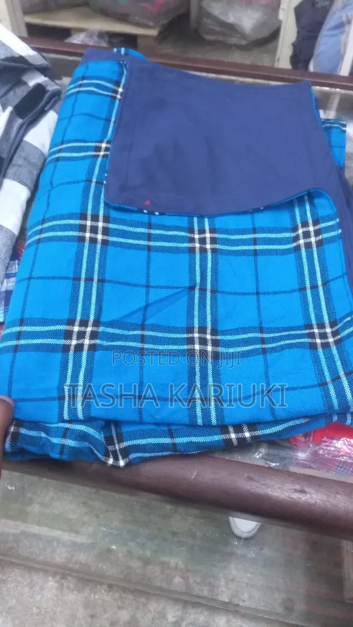 High-Quality Light Fleece Maasai Shuka Blanket