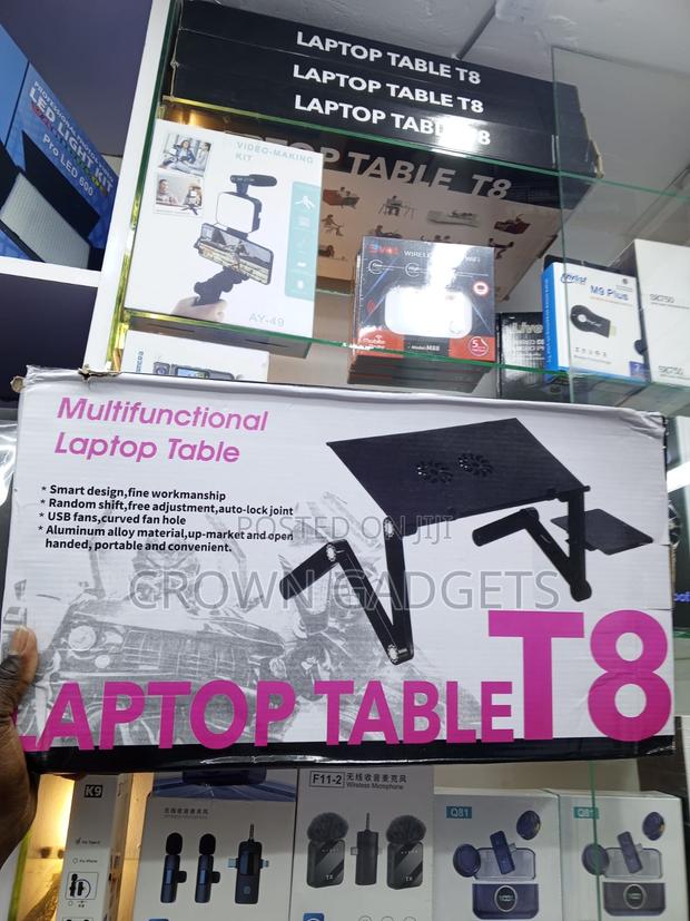 Portable T8 Laptop Table With 360° Adjustable Legs