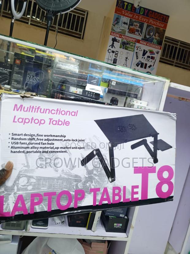 Portable T8 Laptop Table With 360° Adjustable Legs - thumbnail 3