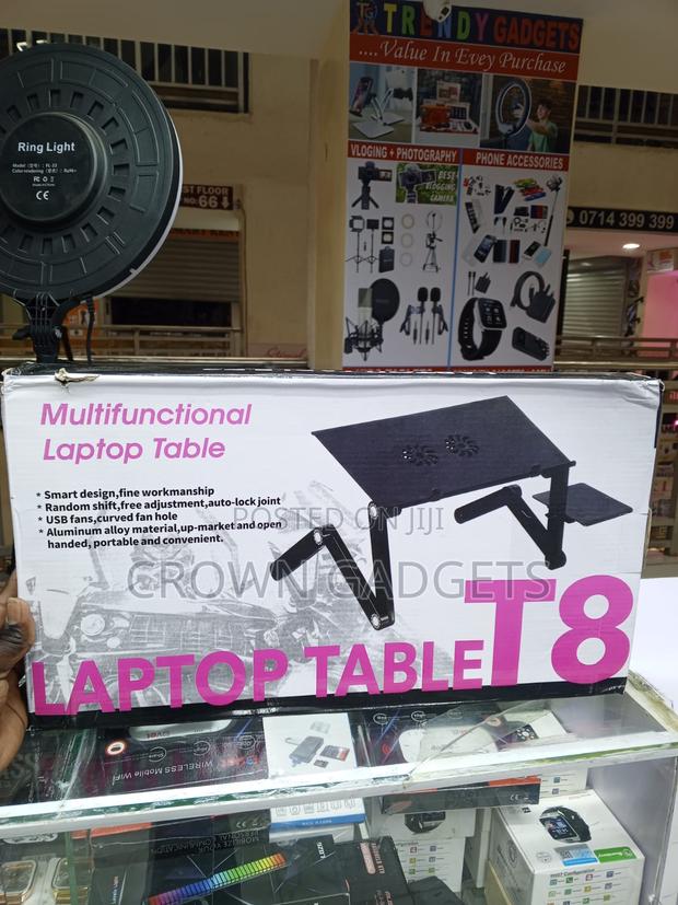 T8 Foldable Laptop Desk for Study Work Gaming - thumbnail 3