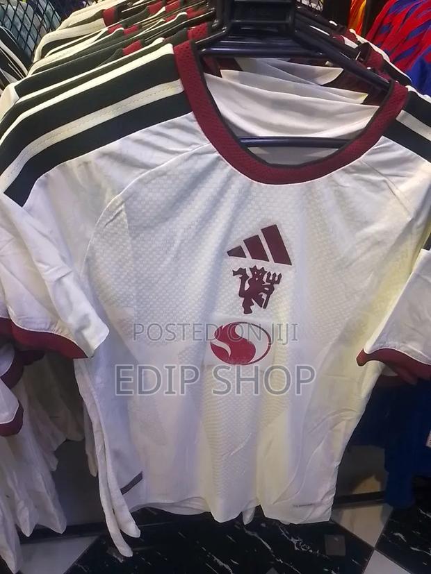 Manchester United 2026/27 Third Kit. White Man U Jersey