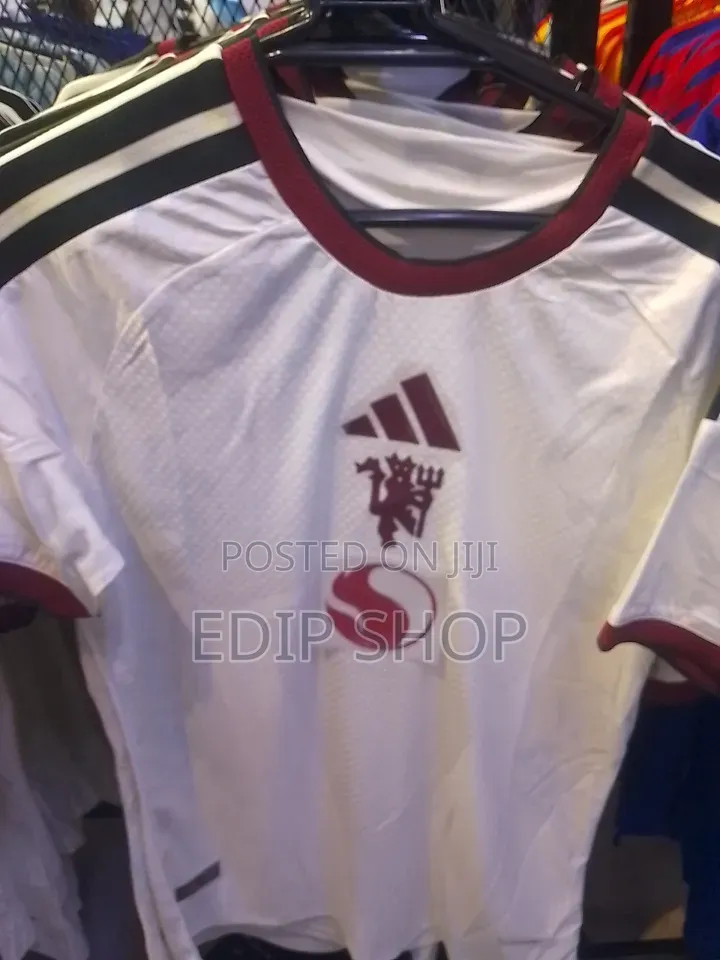 Manchester United 2026/27 Third Kit. White Man U Jersey