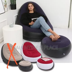 Inflatable Lazy Sofa Ottoman Set – Ultimate Relaxation Comfort