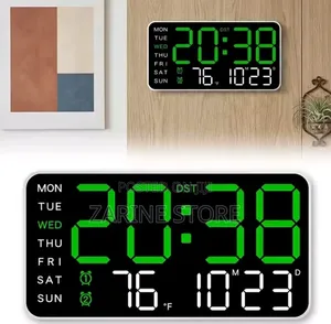 3D Led Planet Electronic Clock With Time, Days of the Weektemperature