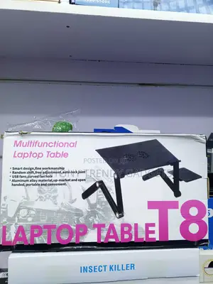 Adjustable T8 Laptop Desk With Aluminum Alloy Frame