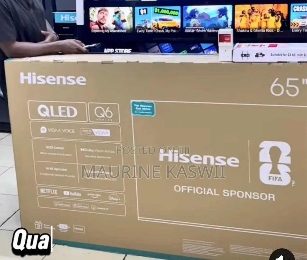 Hisense 65”q6q Qled Uhd Smart