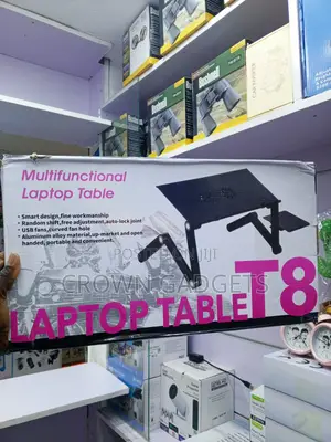 T8 Aluminum Laptop Table for Bed, Couch Home Office