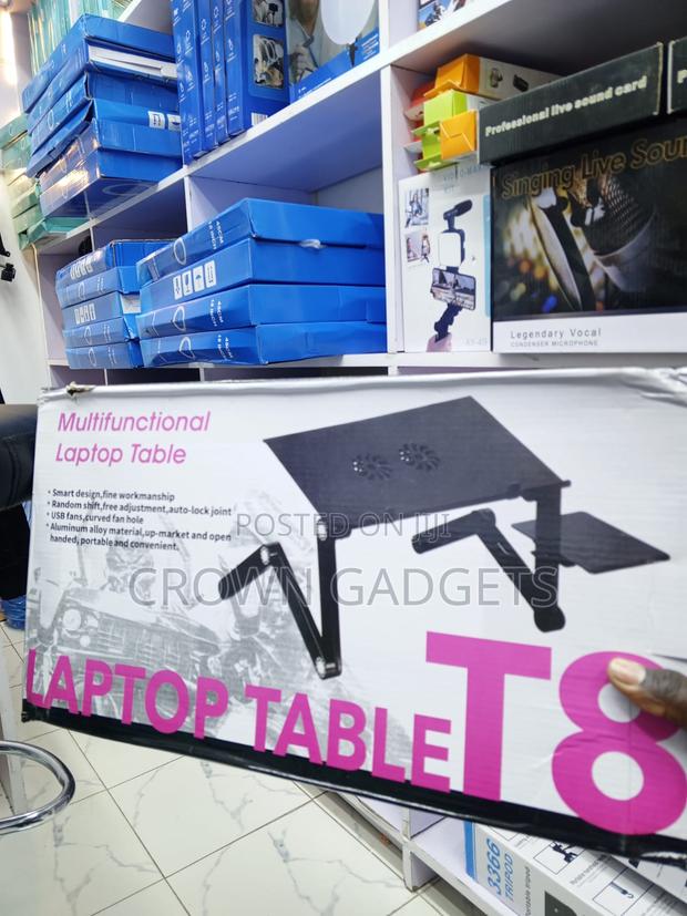 T8 Ergonomic Laptop Tray With USB Cooling Fan for Work Study - thumbnail 3