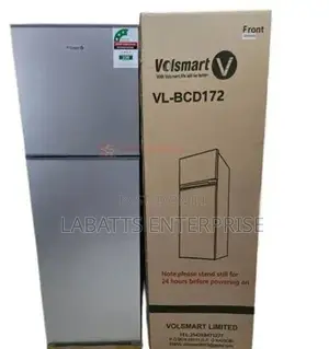 Silver Volsmart Double Door Refrigerators Vl-BCD-V172