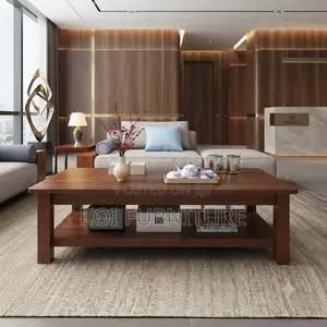 Coffee Table; Executive Mahogany Olive Living Coffee Table