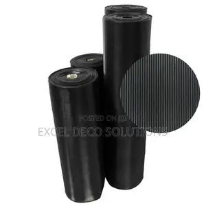 Plain Rubber Mat KSh 3,000/Meter | 5mm Black Roll