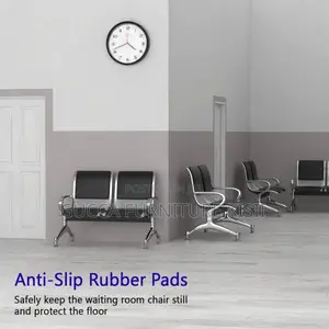 Office Bench; 2-Link Padded Office Bench