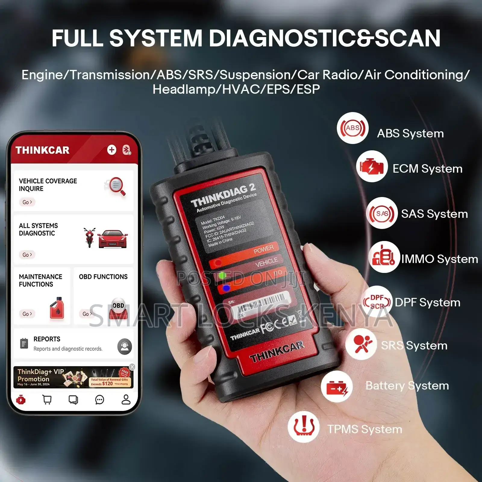 2026 New Product ThinkCar Scanner Thinkdiag 2