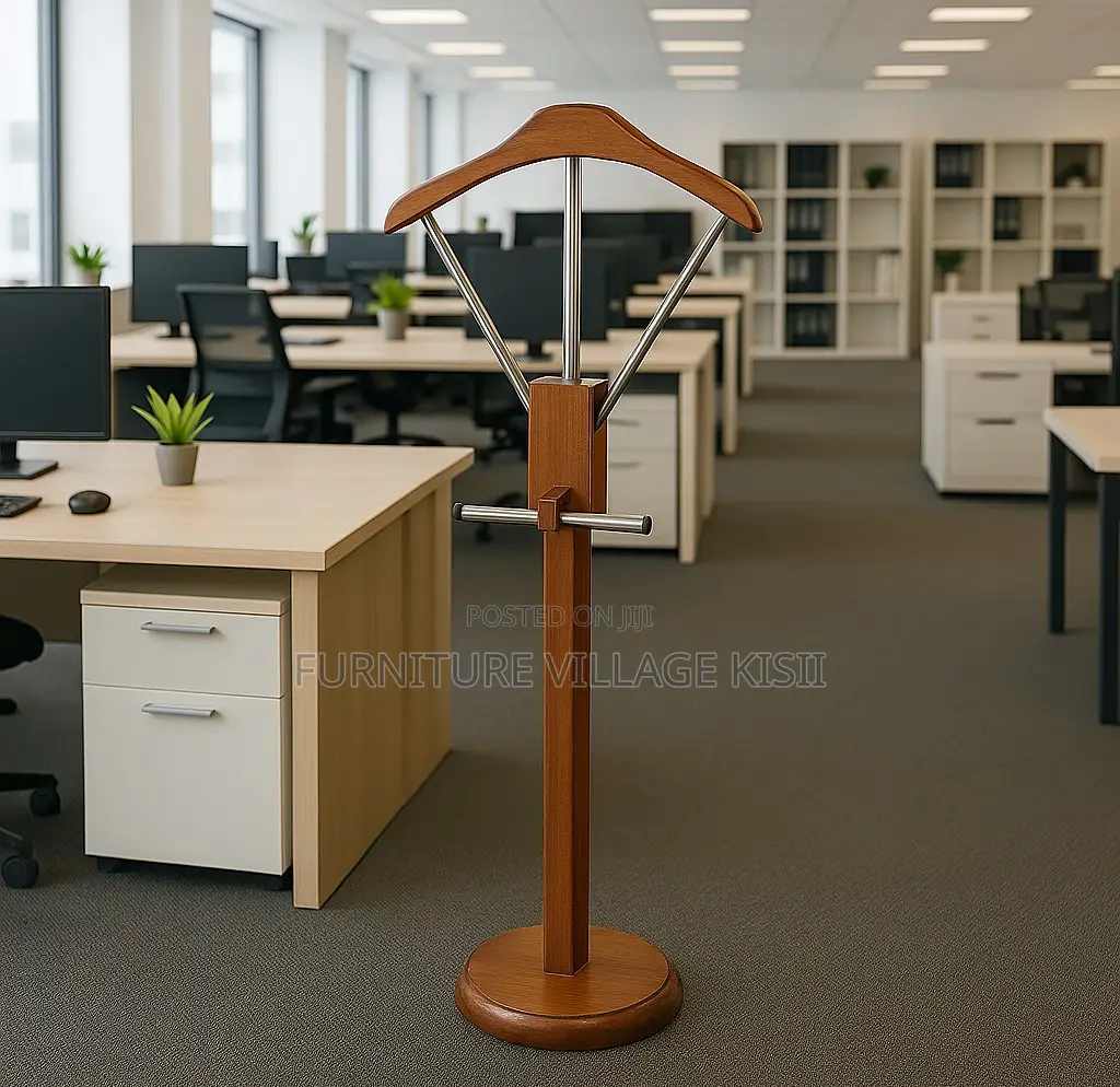 Executive Mahogany Office Coat Hanger