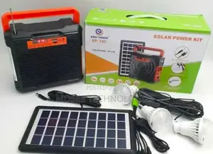 Easy Power EP-395 Solar Home Lighting Kit With FM Radio