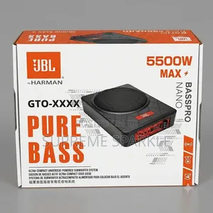 Underseat Car Subwoofer JBL BassPro Nano 5500W Max Active Bass.