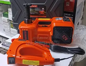 Automatic Electric Car Jack With Tyre Inflator and Accessories
