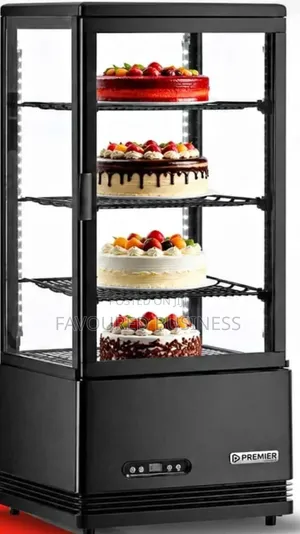 Flexible Storage All Cake Decor / Top Efficiency Cooling Cake Showcase