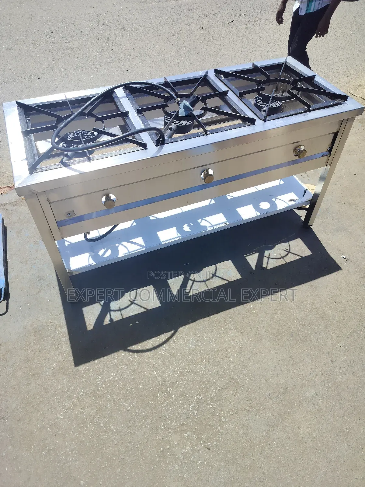 Three Burner Stainless Steel