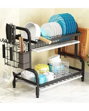 2 Tier High Quality Carbon Steel Dish Rack