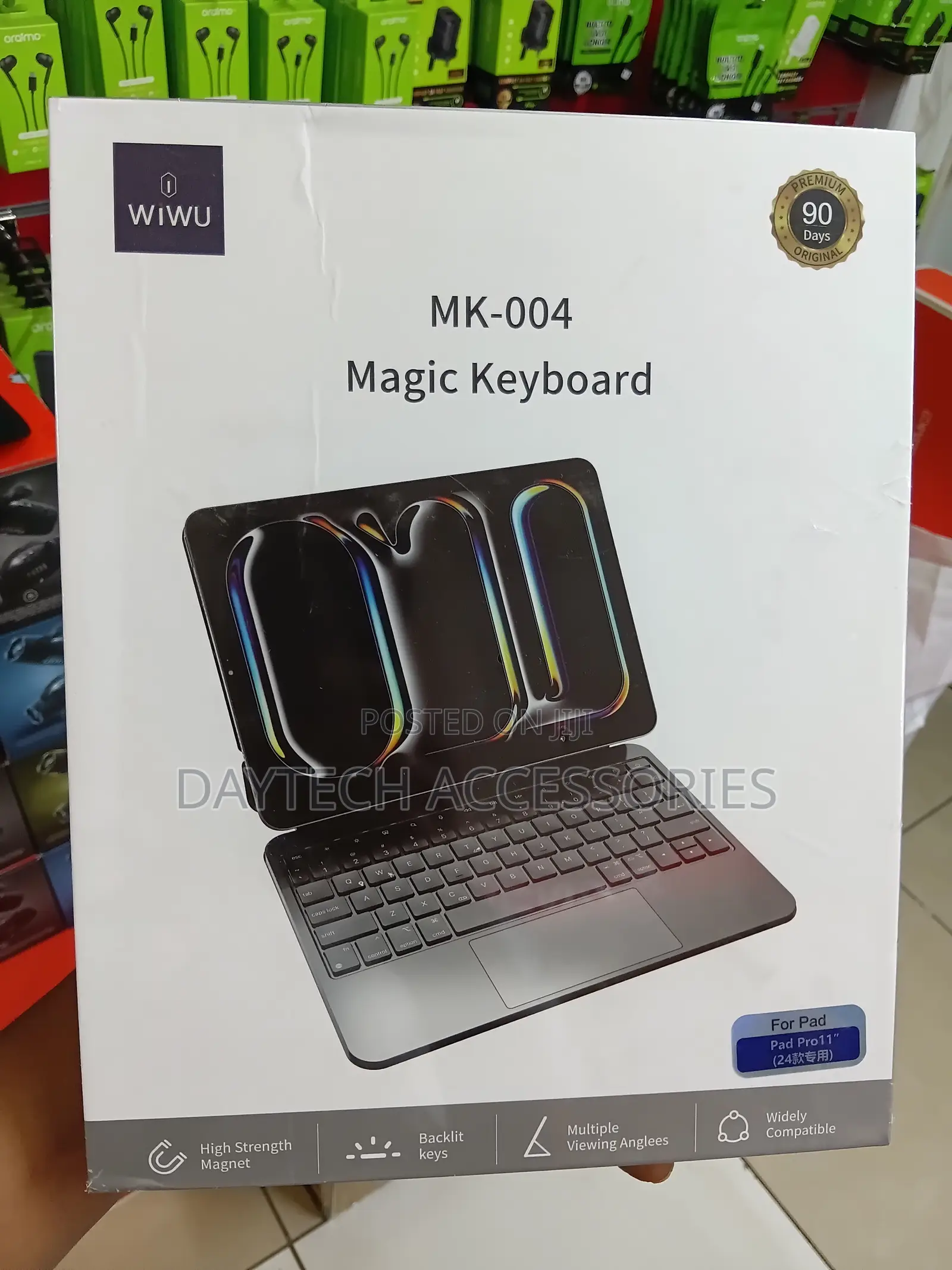 Wiwu Sleek Keyboard Case Black iPad 13 Pro 2024 – MK-004P13PAEBLK
