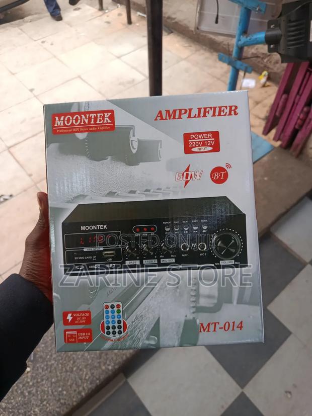 Moontek 014 Amplifier With Dual Mic - main view