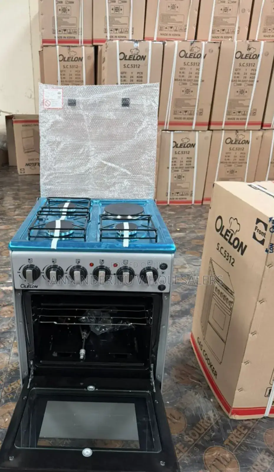 Silver Olelon Standing Cooker