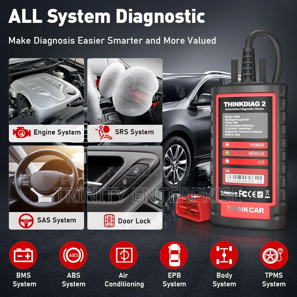Full System ThinkCar Thinkdiag 2 ECU 16 Rest