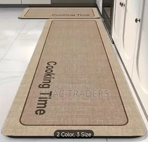 Washable Rubber Back Kitchen Mat Set – Soft Durable