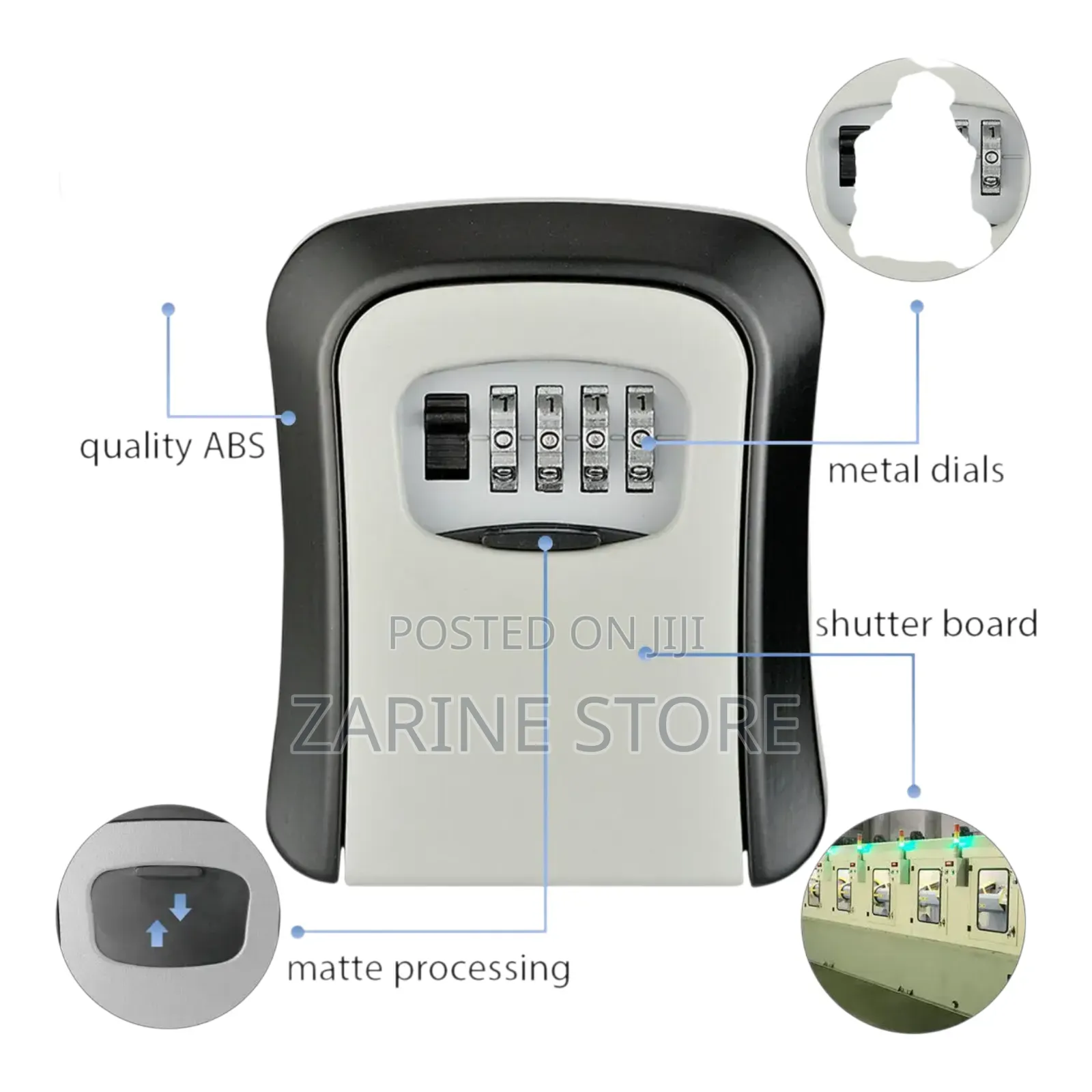 Keys Lock Box With Combination 4 Digits Password | Airbnb Keys Safe