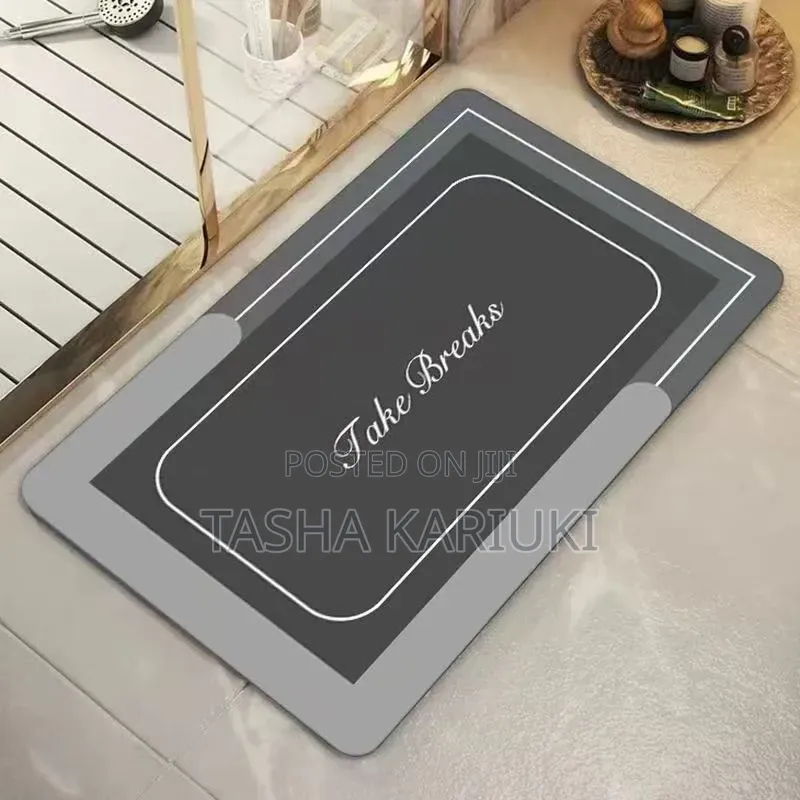 Rectangular Absorbent Bathroom Mat 
Size:50*80 Cm