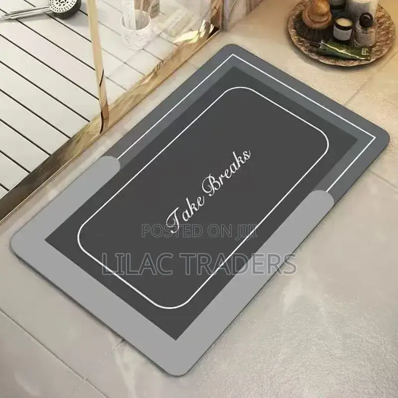 Rectangular Absorbent Bathroom Mat 
Size:50*80 Cm