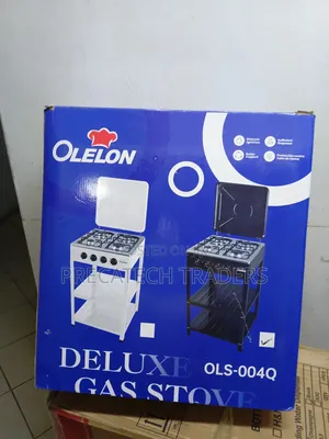 Olelon 4 Burner Gas Stove With Shelves