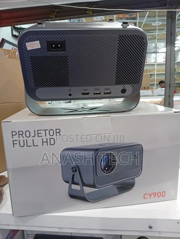 CY900 Smart Projector – Full HD 1080P WiFi Bluetooth Home Theater