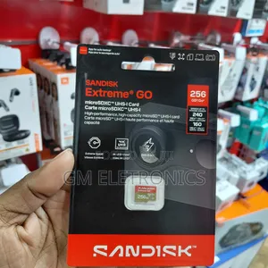 256gb Extreme GO microSD V30, A2 Card for Smart Phone,camera, Drones.